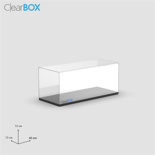 Teca ClearBox 40x15x15 cm per modellismo