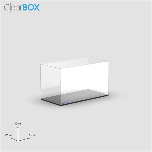 Teca Clearbox 52X26X40 cm per modellismo FaBiOX