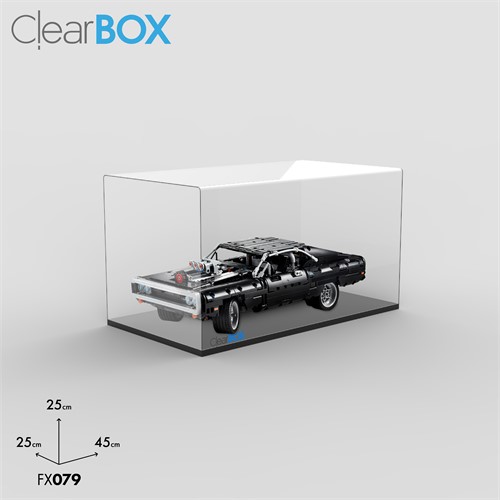 Teca ClearBox per set LEGO 42111 - Dom's Dodge Charger FaBiOX