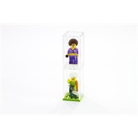 Espositore FaBiOX per minifigure - versione piccola con plate LIME